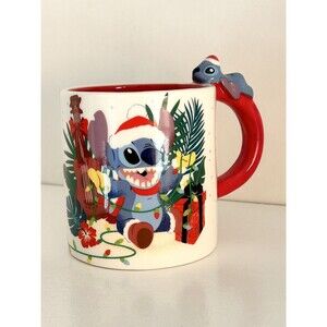 Disney's Lilo & Stitch "Holiday Mischief" Christmas Coffee Mug Cup